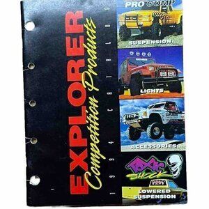 4 Wheel Off-Road Magazine 1994 Explorer Competition prod. California USA Catalog